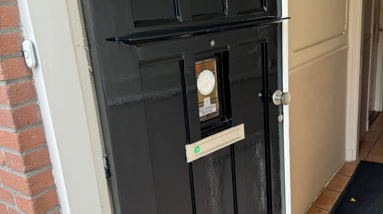 Buiten Schilderwerk deur